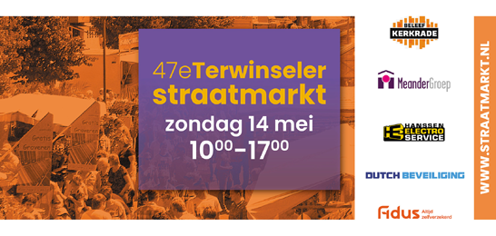 47e Terwinseler Straatmarkt, zondag 14 mei 2023